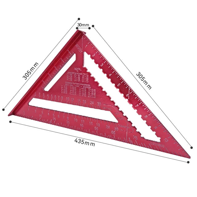 Home Master Tools™ Aluminum triangle ruler