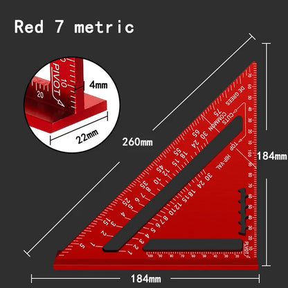 Home Master Tools™ Aluminum triangle ruler