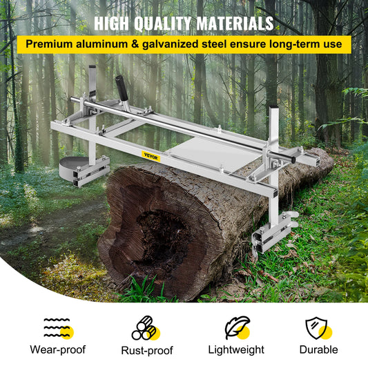 HomeMasterTools™ 14"-48" Portable & Adjustable Chainsaw Mill